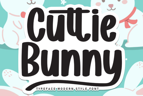 Cuttie Bunny: A Sweet Handwritten Font for Friendly Branding