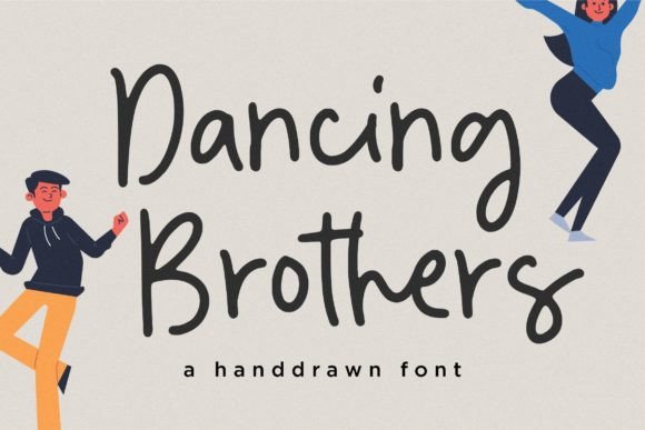 Dancing Brothers: A Script Amp Typeface for Editorial Design