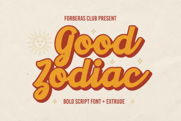 Good Zodiac: A Handwritten Script for Editorial Design