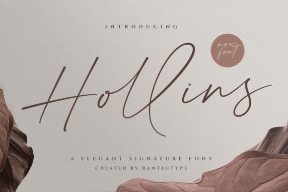 Hollins: A Delicate Handwritten Font for Thoughtful Editorial Moments