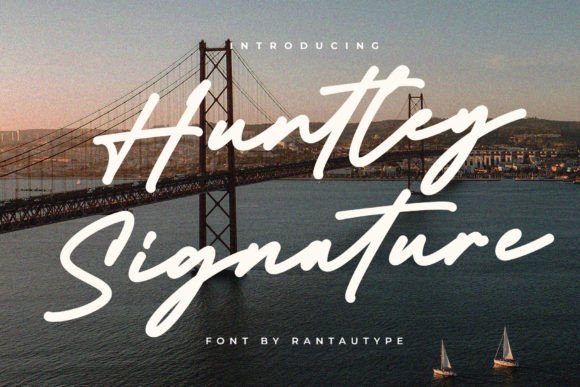 Huntley Signature: A Premium Font That Makes Your Brand Feel Instantly Polished