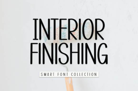 Interior Finishing: The Modern Handwritten Typeface for Editorial Design