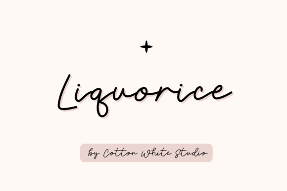 Liquorice: A Hand-Drawn Script Font for Authentic Craft Brands