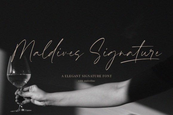 Maldives Signature: The Premium Script Font for Polished Branding