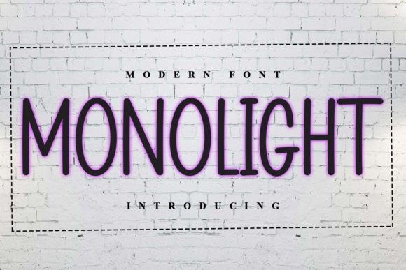 Monolight: A Refined Script Font for Modern Web Design