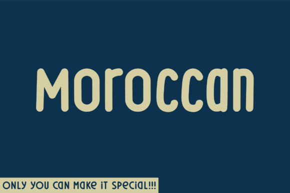 Moroccan: A Natural Handwritten Font for Digital Branding