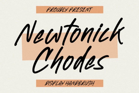 Newtonick Chodes: A Handwritten Script Font That Feels Like Home