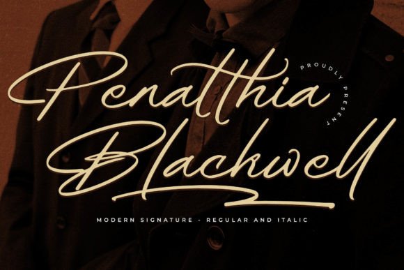 Penatthia Blackwell: A Modern Script Font That Feels Like Home