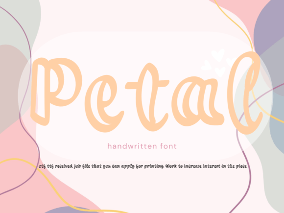 Petal: A Handwritten Script Amp for Distinctive Brand Identity