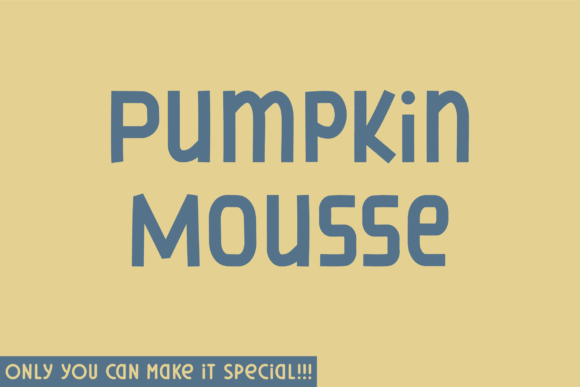Pumpkin Mousse: A Natural Handwritten Font for Digital Branding