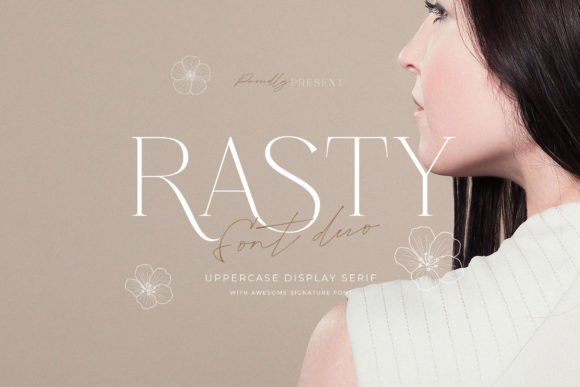 Rasty Duo Typeface: Elegant Serif + Script for Real Business Branding