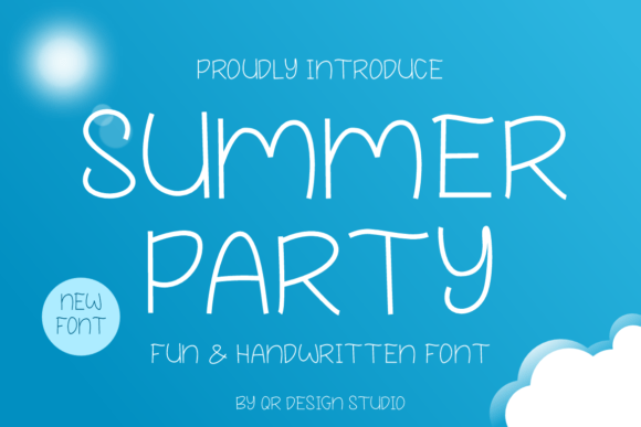 Summer Party: A Friendly Handwritten Font That Feels Like a Real Design Partner