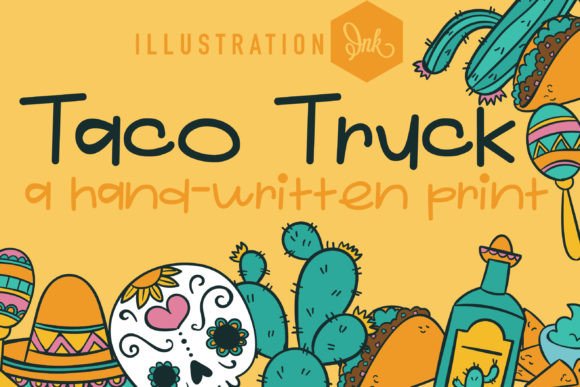 Taco Truck: The Handwritten Font That Brings Life to Web Design