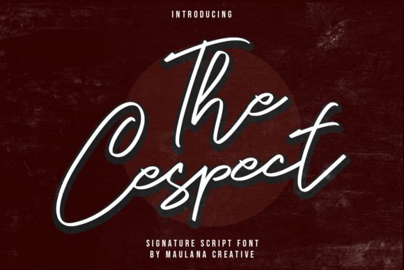 The Cespect: A Warm, Expressive Script Typeface for Digital Branding